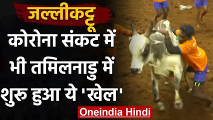Tamil Nadu: Madurai में शुरू हुआ Jallikattu का खेल, Corona के चलते कड़े निर्देश । वनइंडिया हिंदी