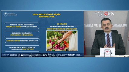 Bakan Pakdemirli, Tarım Müşavirleri ile Türkiye İhracatçılar Meclisi Tanışma ve İstişare toplantısında konuştu
