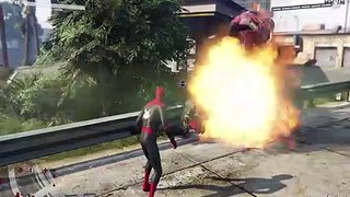 AVENGERS _ Spiderman Ran Away Scared of Hulk Buster