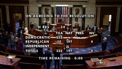 Trump mis en accusation, un deuxième "impeachment" historique