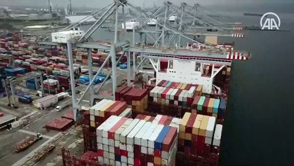 "Türkiye'nin lojistik kapısı" İzmit Körfezi'nden taşınan yük, salgına rağmen arttı