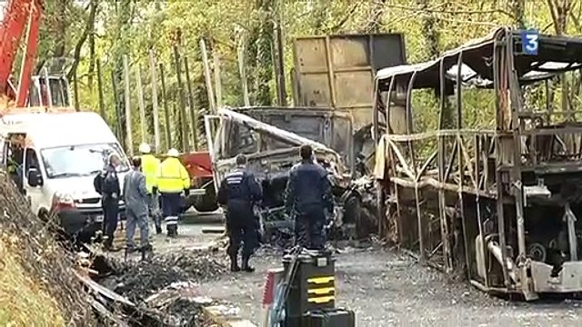 Accident Puisseguin 2015 : explications réservoir non homologué du camion - Reportage France 3