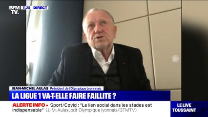 Jean-Michel Aulas "a proposé de mettre à disposition les installations" de l'Olympique Lyonnais pour aider à la vaccination