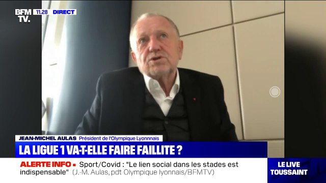 Jean-Michel Aulas a proposé de mettre à disposition les installations de l'Olympique Lyonnais pour aider à la vaccination