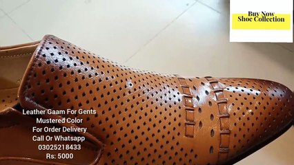 Gents Shoe Collection |Buy Now Shoe |Mustered Leather Gaam