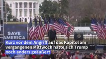 Trump will nichts mit gewalttätigen Anhängern zu tun haben