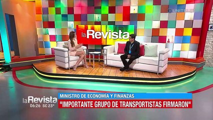 Ministro de Economía explica los alcances del acuerdo con los transportistas