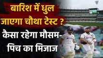 Ind vs Aus, 4th Test, Weather & Pitch Report: Rain is expected throughout test | वनइंडिया हिंदी