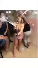 A Fun Waste Of Champagne