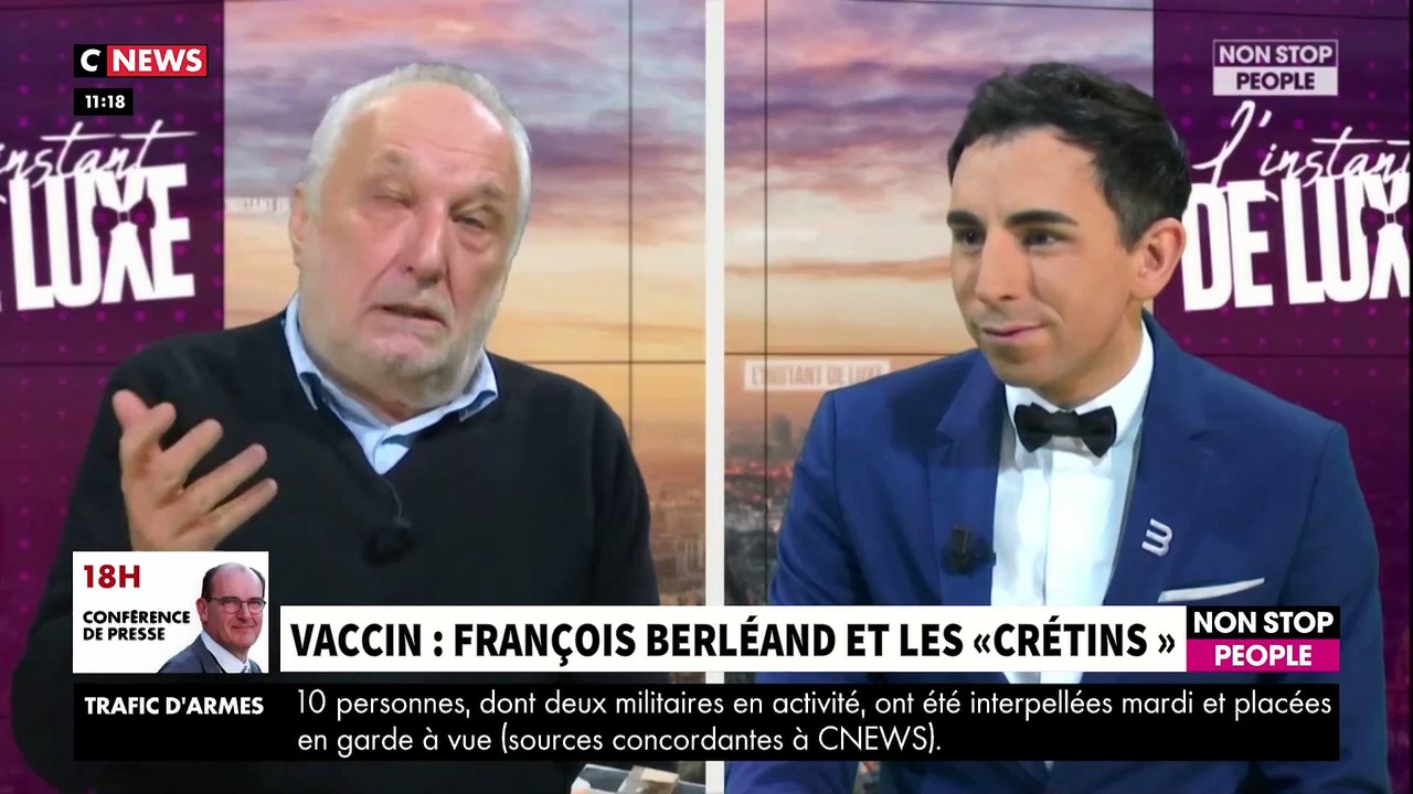 EXCLU - Julien Odoul du Rassemblement national: "François Berléand est un idiot de critiquer ainsi les anti-vaccins" - VIDEO