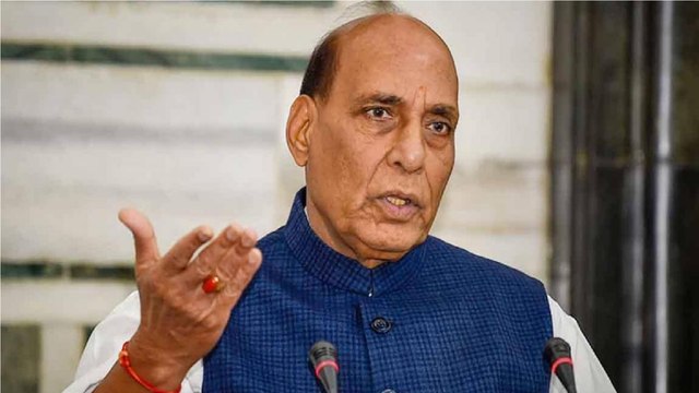 Rajnath Singh talks about farmers' protest