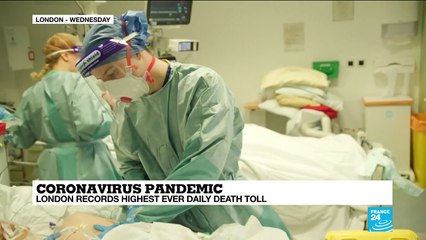 Coronavirus pandemic: London records highest ever daily death toll