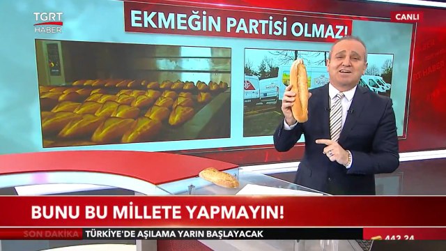 TGRT'de halk ekmek teklifini reddeden AK Parti üyelerine tepki