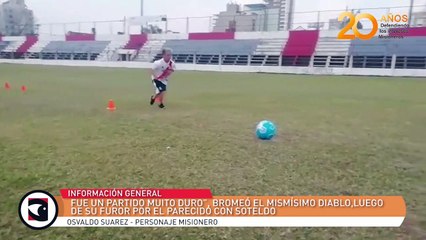 “Fue un partido muito duro”, bromeó el mismísimo diablo, luego de su furor por el parecido con Soteldo