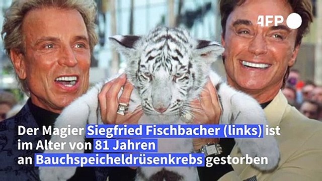 Magier Siegfried von Duo Siegfried und Roy gestorben