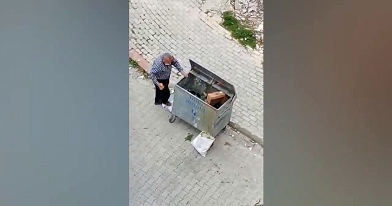 AKP'li Durmuşoğlu o görüntüler için "eski eşya toplayan bir hemşehrimiz" dedi; CHP'li Öztrak: "havuç ne zamandan beri eski eşya oldu?"