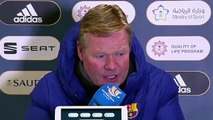 Football - Supercopa de Espana - Ronald Koeman press conference after Real Sociedad 1-1 FC Barcelona