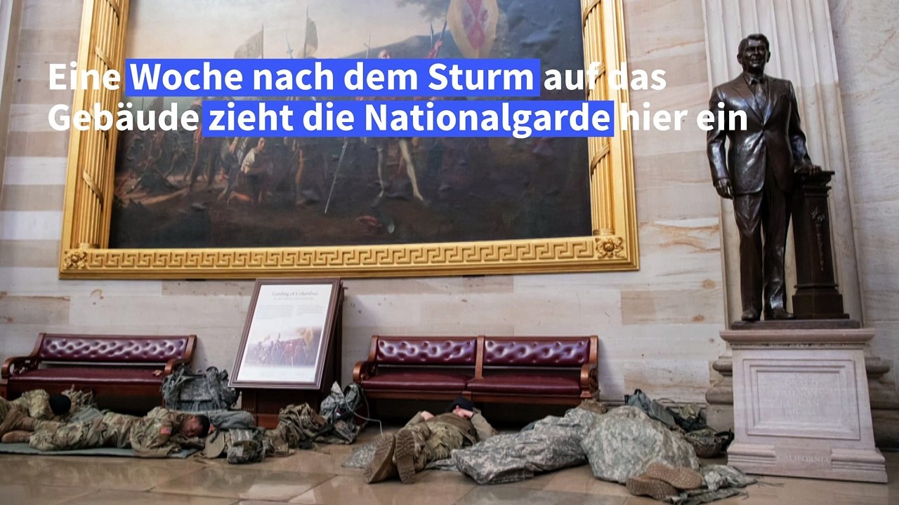 Soldaten übernehmen Kontrolle über US-Kapitol