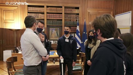Κ. Μητσοτάκης σε βραβευμένους μαθητές ρομποτικής: «Η επιτυχία είναι 10% έμπνευση και 90% ιδρώτας»