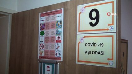 Çankırı'da korona virüs aşısı uygulanmaya başlandı