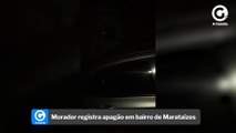 Morador registra apagão em bairro de Marataízes