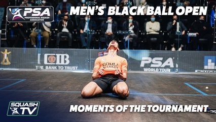 Squash: Men's CIB Black Ball Open 2020 - Moments of the Tournament
