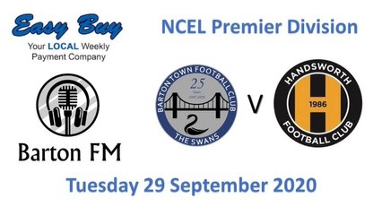 Barton Town v Handsworth NCEL Premier Division 29 September 2020 Highlights