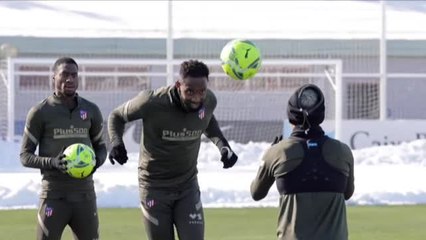 Primer entrenamiento de Dembélé con el Atlético