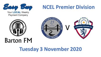 Barton Town v Yorkshire Amateur NCEL Premier Division 3 November 2020 Highlights