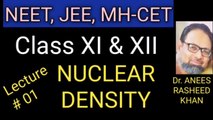 Density of Nucleus / Nuclear Physics /Atomic Structure / NEET / JEE / MH-CET / SET / NET / Physical Sciences