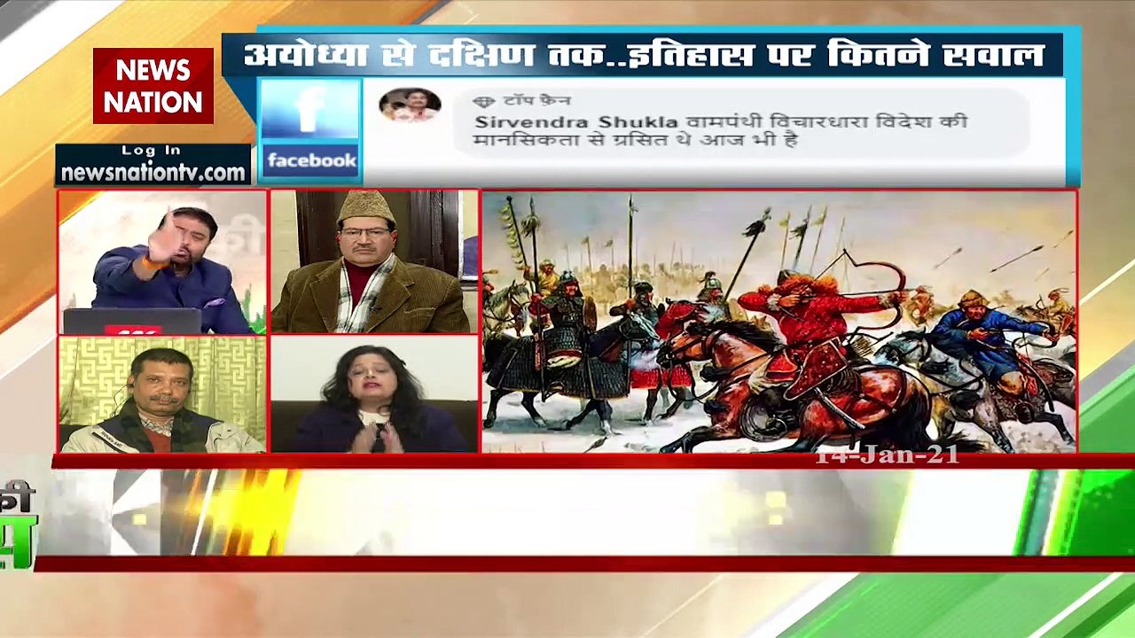 Desh Ki Bahas: Our child should not be taught the history of Aurangzeb