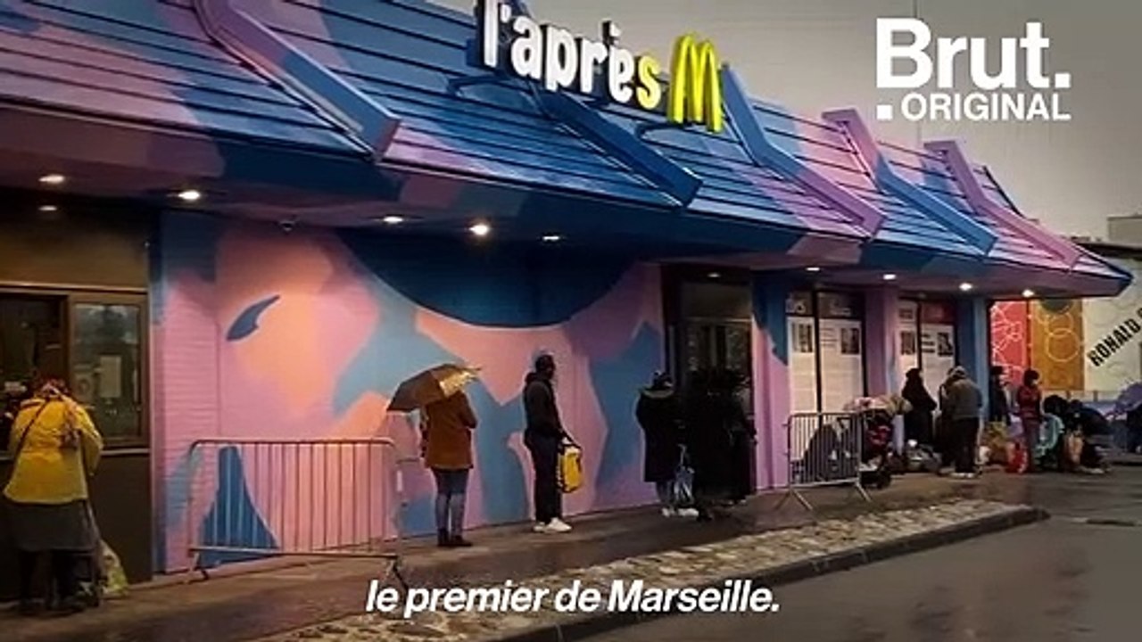 Marseille. : l'"Après M", un ancien McDonald's transformé en un lieu dédié à la solidarité
