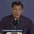 Sexist Duterte says Philippine presidency not a job for women