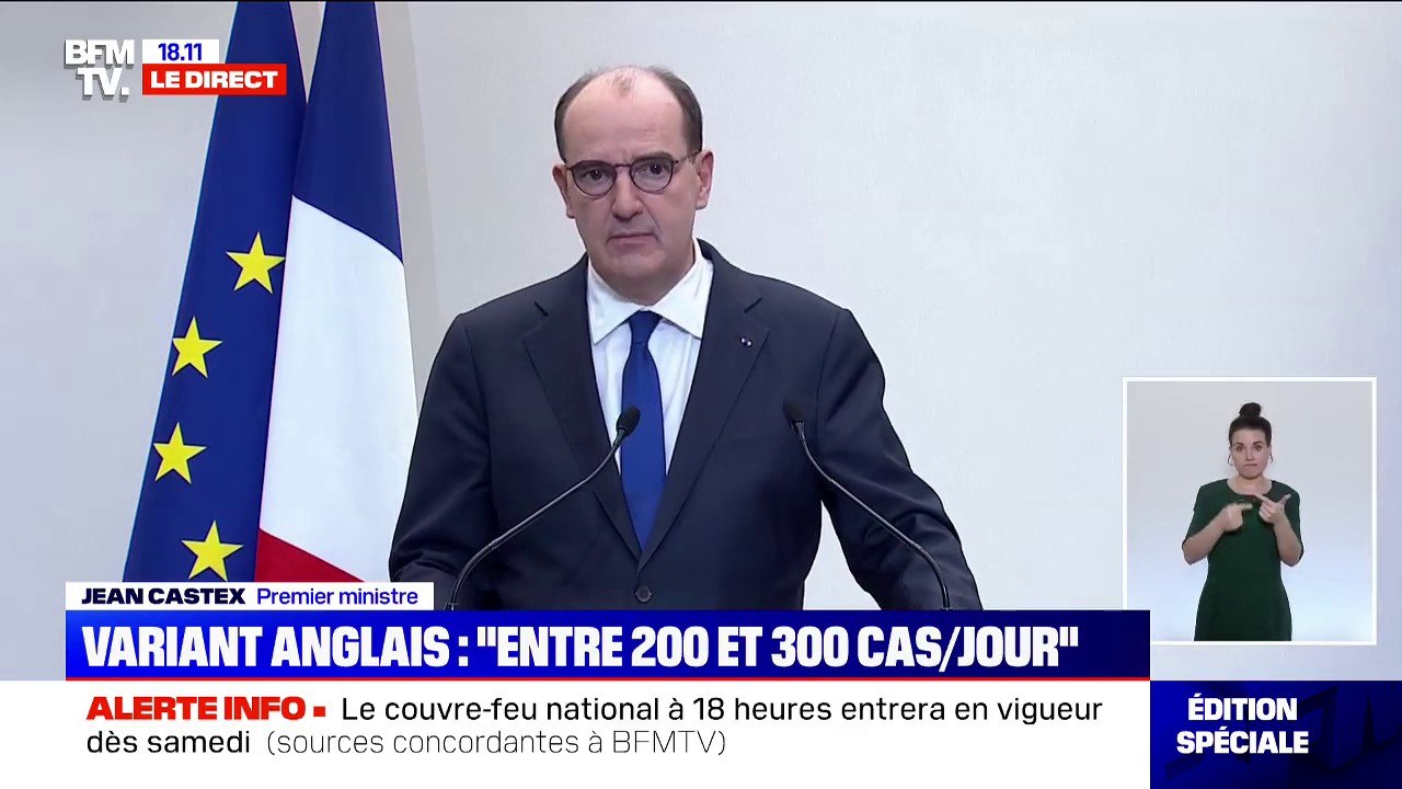 Covid-19: un test négatif sera exigé "à compter de lundi" pour tous les voyageurs arrivant en France d'un pays hors UE, selon Jean Castex