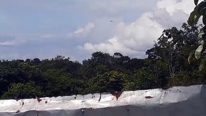 Boeing 737-800 PR-GZW na aproximação final antes de pousar em Manaus vindo de Brasília