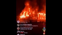 Amerika yanıyor! Göstericiler AVM'yi hem yağmaladı hem ateşe verdi