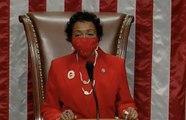 Rep. Yvette Clarke's All-Red Outfit Was the Literal Bright Spot of Impeachment Hearings