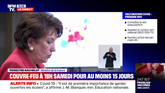 Roselyne Bachelot: Nous prolongerons les dispositifs spécifiques qui ont été mis en place pour la culture