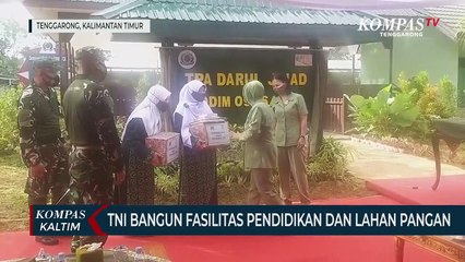 TNI Bangun Fasilitas Pendidikan Dan Lahan Pangan