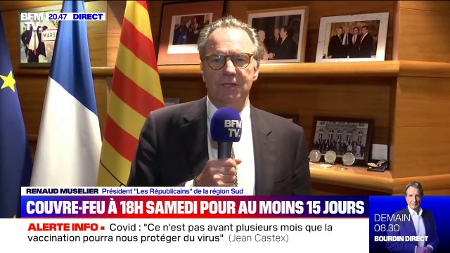 Renaud Muselier (LR): Le Premier ministre a été positif, c'est la première fois qu'on a un petit message d'espoir