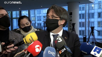 Puigdemont defiende su inmunidad ante el Parlamento Europeo