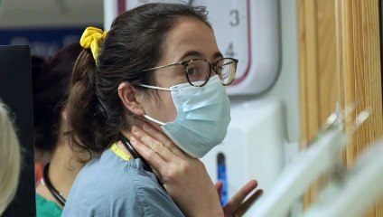 South London hospital overwhelmed by Covid patients