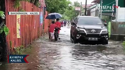 Kota Banjarmasin Tergenang Air Akibat Terus Diguyur Hujan, Dampak Genangan Dinilai Lebih Parah