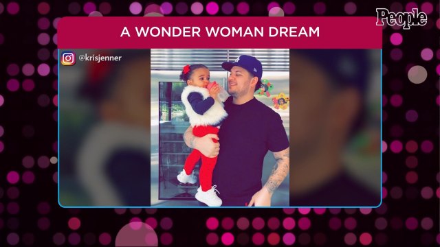 Rob Kardashian Shares Adorable Photo of Daughter Dream Dressed Up as Wonder Woman: ‘My Queen’