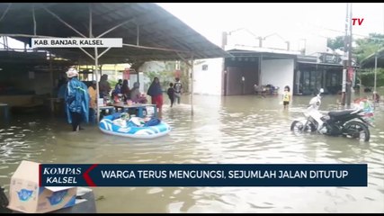 Kota Martapura Dikepung Banjir, #PrayForKalsel Trending