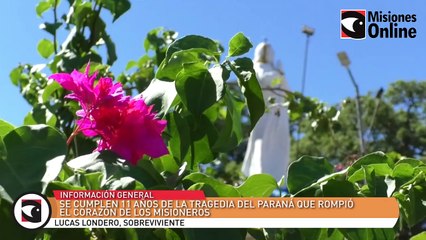 Se cumplen 11 años de la tragedia del Paraná que rompió el corazón de los misioneros