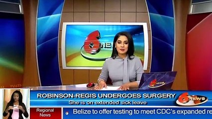 Camille Robinson-Regis undergoes surgery