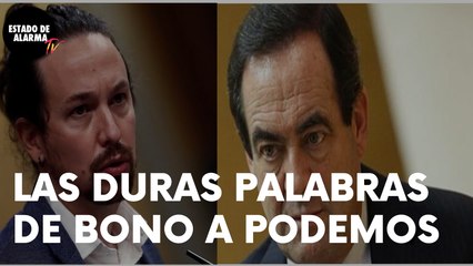 El SOCIALISTA BONO retrata a PODEMOS: "GENERAN ODIO"