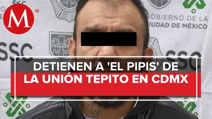 Cae 'El Pipis', presunto miembro de La Unión Tepito; cobraba extorsiones a comerciantes