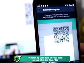 WhatsApp Web terá acesso fácil a seus stickers favoritos
